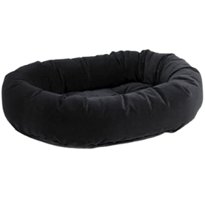 Bowsers Donut Dog Bed Microvelvet Ebony Discount