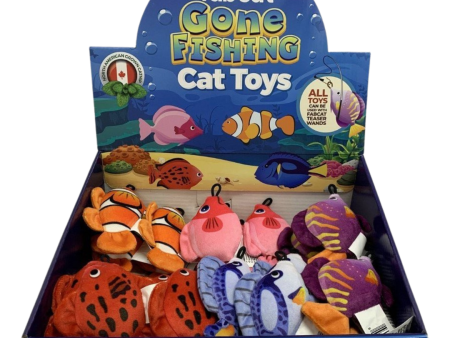 Fab Cat Gone Fishing Assorted Cat Toys For Sale