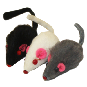 Multipet Real Fur Mice Catnip Cat Toy Cheap