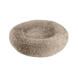 Arlee Shaggy Donut Bed Taupe Online now