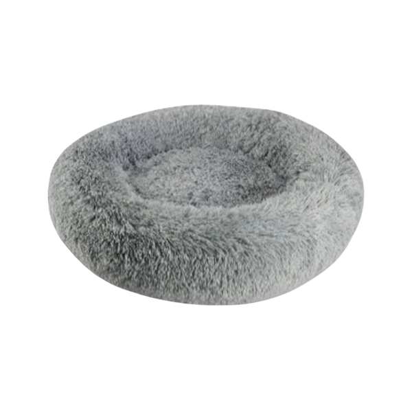 Arlee Shaggy Donut Bed Charcoal For Cheap