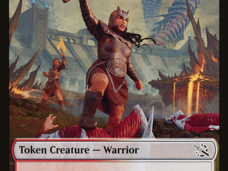 Warrior    Wrenn and Realmbreaker Emblem Double-Sided Token [March of the Machine Tokens] Sale