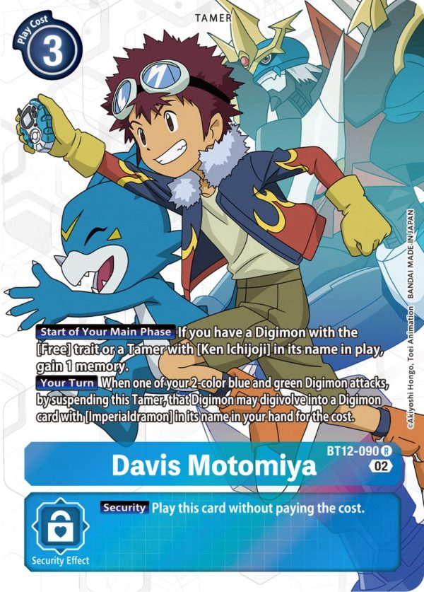 Davis Motomiya [BT12-090] (Alternate Art) [Across Time] Cheap