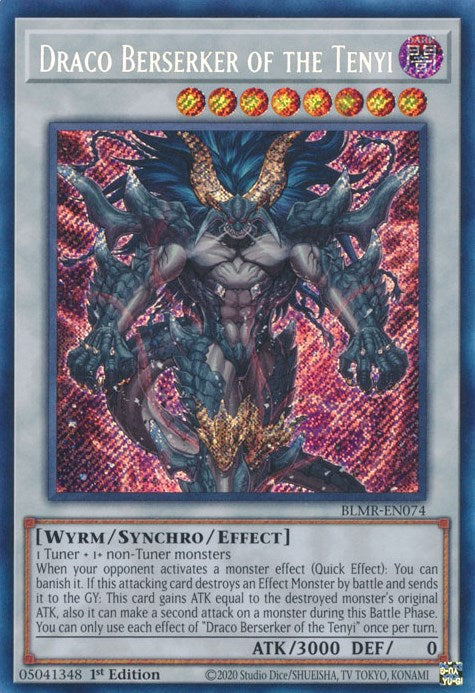 Draco Berserker of the Tenyi [BLMR-EN074] Secret Rare For Sale