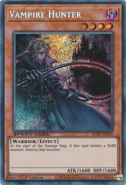 Vampire Hunter [SGX3-ENI19] Secret Rare Discount