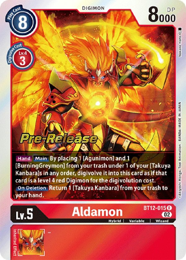 Aldamon [BT12-015] [Across Time Pre-Release Cards] Online