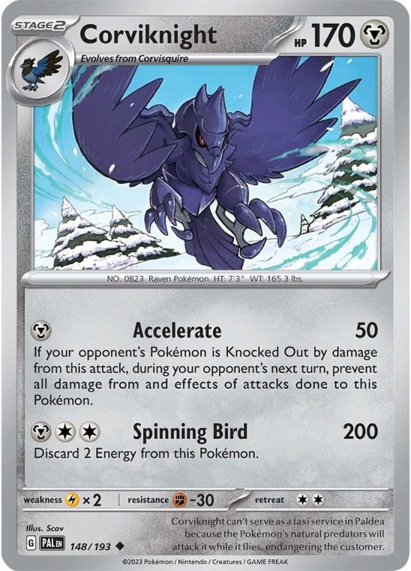 Corviknight (148 193) [Scarlet & Violet: Paldea Evolved] Fashion