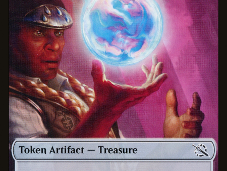 Treasure (20)    Teferi Akosa of Zhalfir Emblem Double-Sided Token [March of the Machine Tokens] Discount