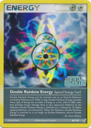 Double Rainbow Energy (88 100) (Stamped) [EX: Crystal Guardians] Online