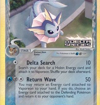 Vaporeon (18 113) (Delta Species) (Stamped) [EX: Delta Species] Online Sale