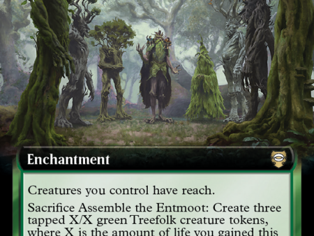 Assemble the Entmoot (Extended Art) [The Lord of the Rings: Tales of Middle-Earth Commander] For Cheap