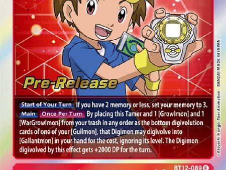 Takato Matsuki [BT12-089] [Across Time Pre-Release Cards] Sale