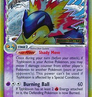 Typhlosion (12 101) (Delta Species) (Stamped) [EX: Dragon Frontiers] Supply