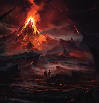 Valley of Gorgoroth Art Card [The Lord of the Rings: Tales of Middle-earth Art Series] For Cheap