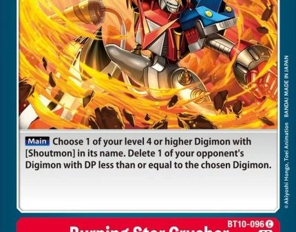 Burning Star Crusher [BT10-096] [Revision Pack Cards] Sale