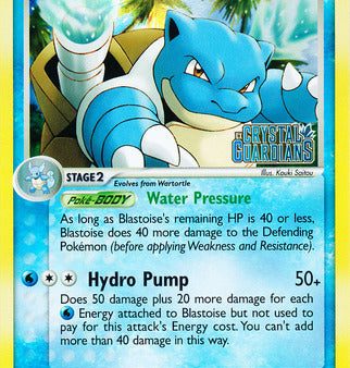 Blastoise (14 100) (Stamped) [EX: Crystal Guardians] Online