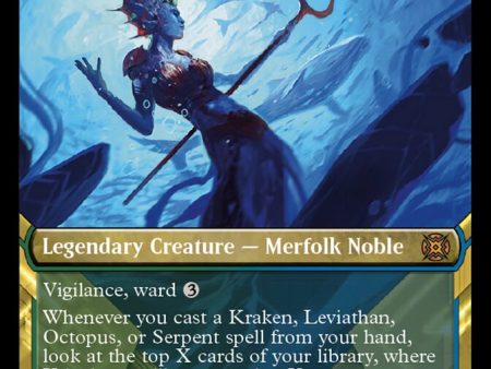 Kiora, Sovereign of the Deep (Showcase Halo Foil) [March of the Machine: The Aftermath] For Cheap