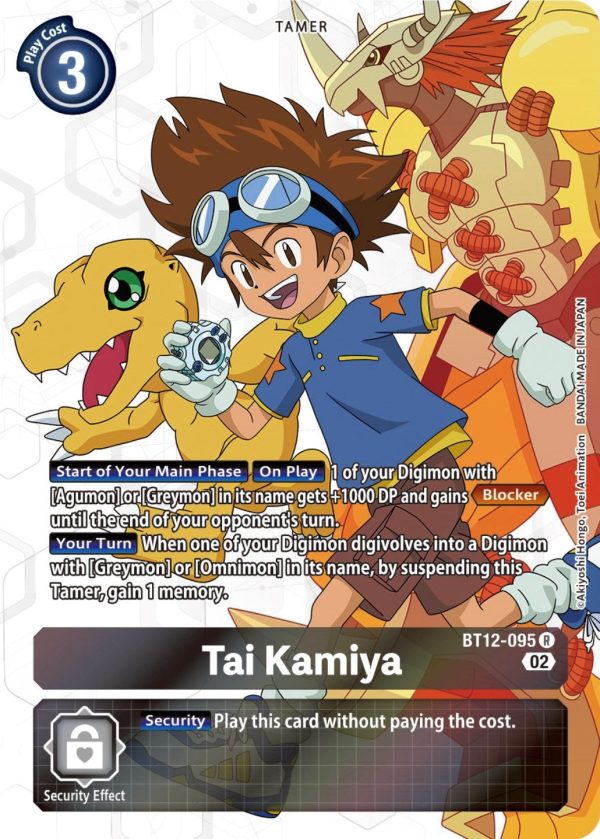 Tai Kamiya [BT12-095] (Alternate Art) [Across Time] Sale