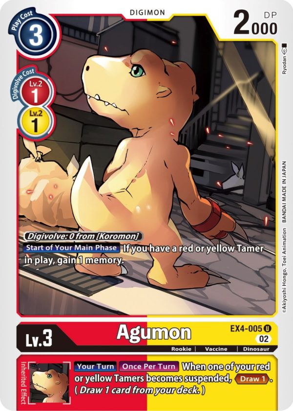 Agumon [EX4-005] [Alternative Being Booster] Online Hot Sale