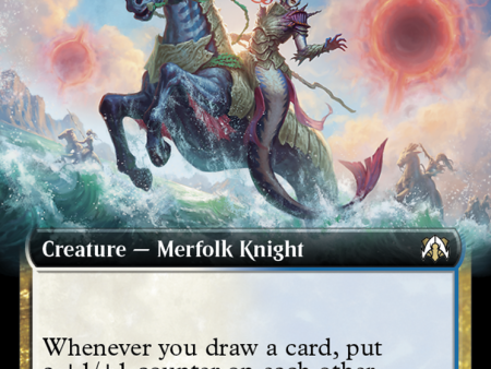 Vodalian Wave-Knight (Extended Art) [March of the Machine Commander] For Cheap