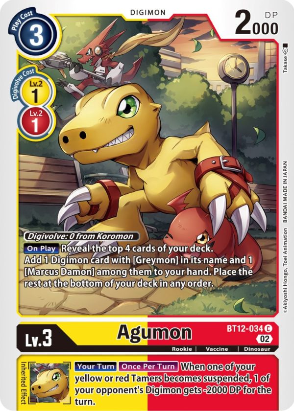 Agumon [BT12-034] [Across Time] Online now